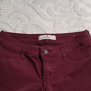 Hollister maroon jeans